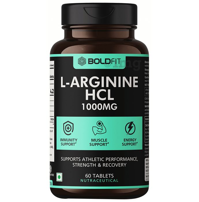 Boldfit L-Arginine HCL 1000mg Tablet