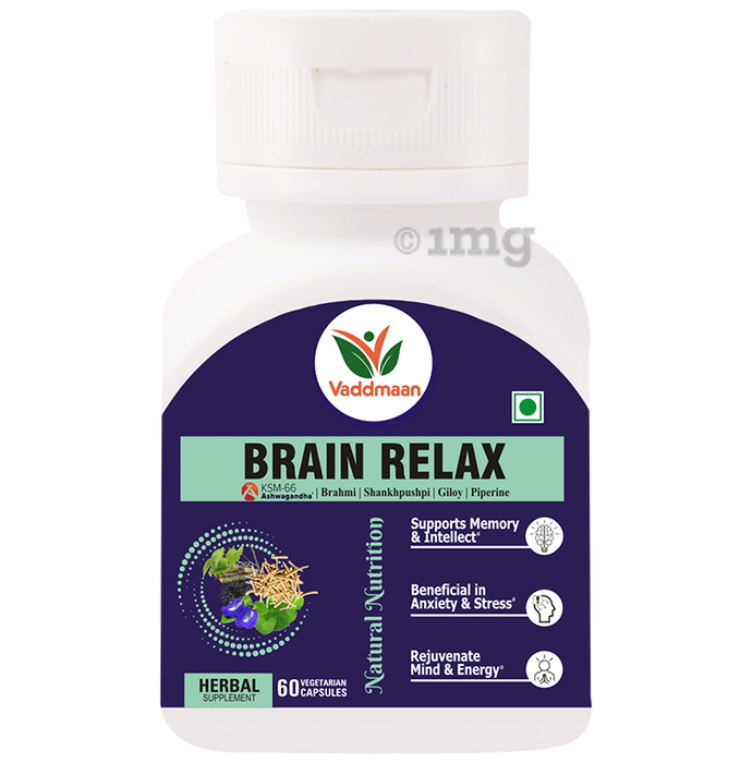 Vaddmaan Brain Relax Vegetarian Capsules