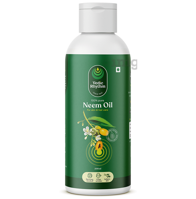 Vedic Rhythm Hair and Skin Care Neem Oil