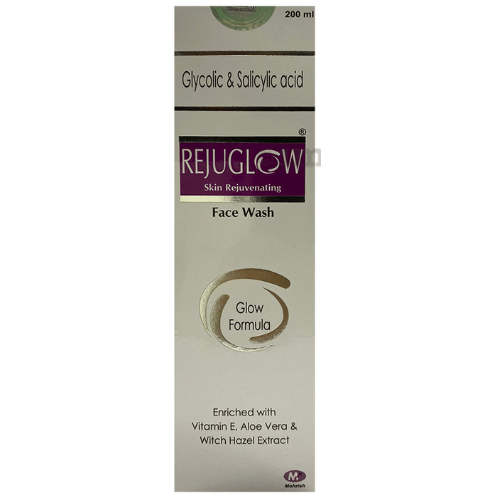 Rejuglow Face Wash with Glycolic & Salicylic Acid For Skin