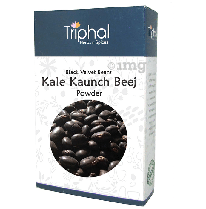 Triphal Kaunch Beej Kale/ Black Velvet Beans/ Mucuna Pruriens Powder