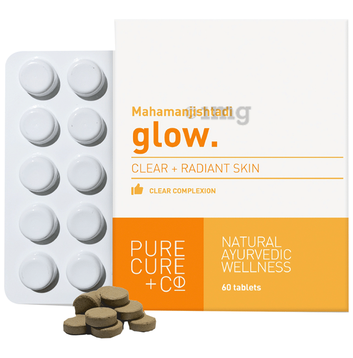Pure Cure +Co Mahamanjishtadi Glow Tablet