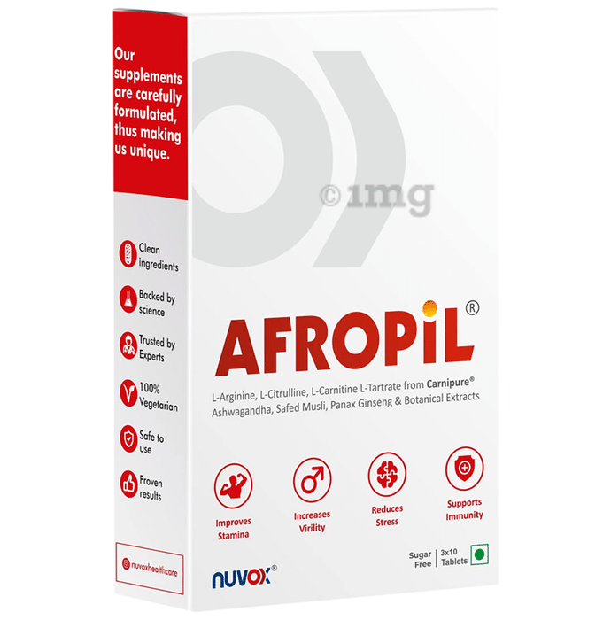 Nuvox Afropil | Tablet for Stamina, Immunity & Stress Relief