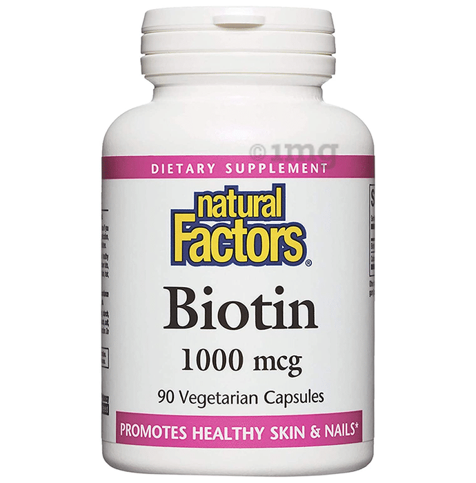 Natural Factors Biotin 1000mcg Vegetarian Capsule