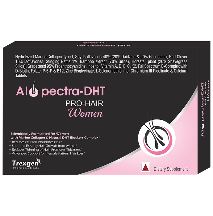 Trexgen Alopectra-DHT Pro Hair Women Alopecia Care Tablet