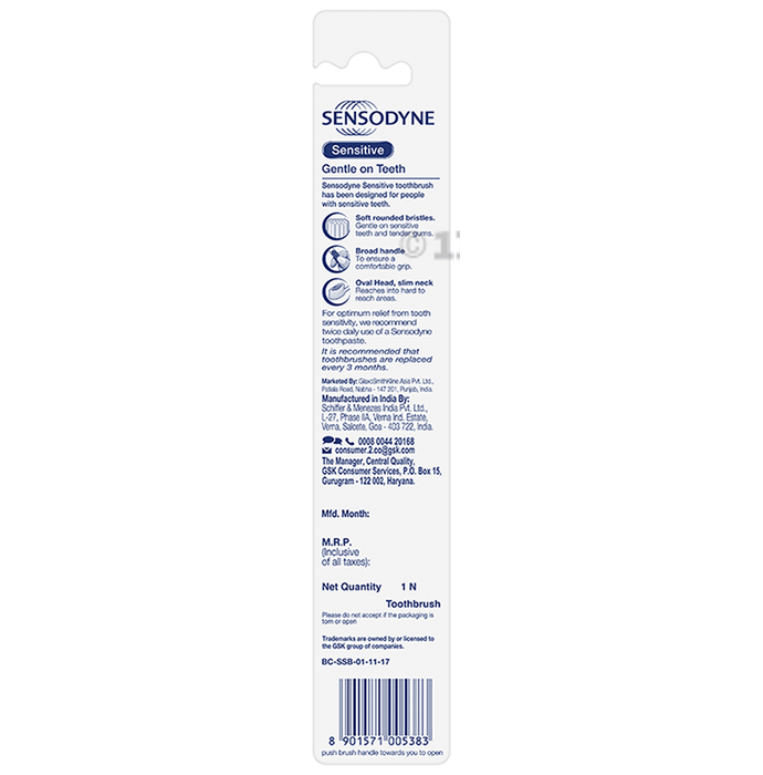 Sensodyne Soft Toothbrush: Buy packet of 1 Toothbrush at best ...