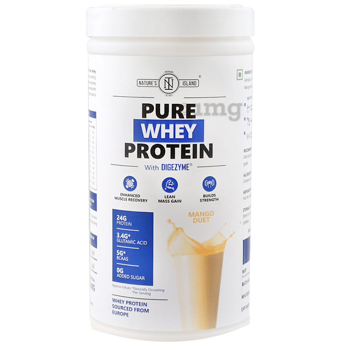 Nature's Island Pure Whey Protein Powder Mango Duet
