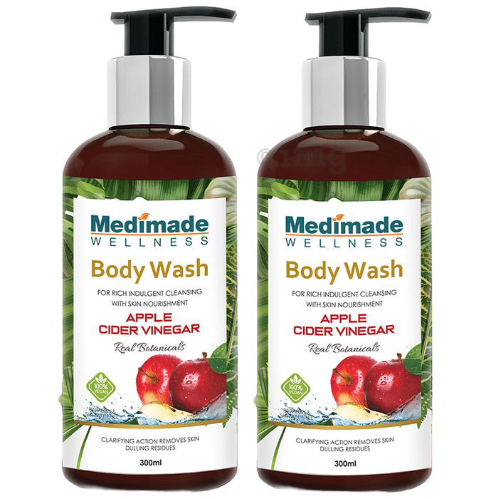 Medimade Wellness Apple Cider Vinegar Body Wash (300ml Each)