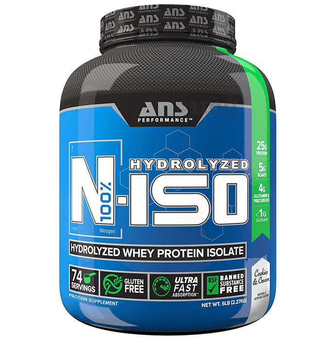 ANS Performance Cookies & Cream N-Iso Hydrolyzed Whey Protein Isolate
