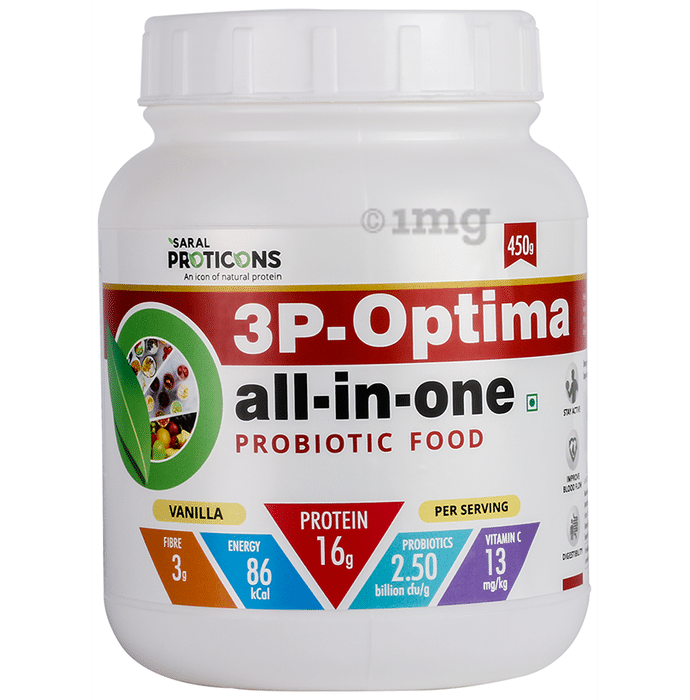 Saral Proticons 3P-Optima All-In-One Probiotic Food Powder Chocolate