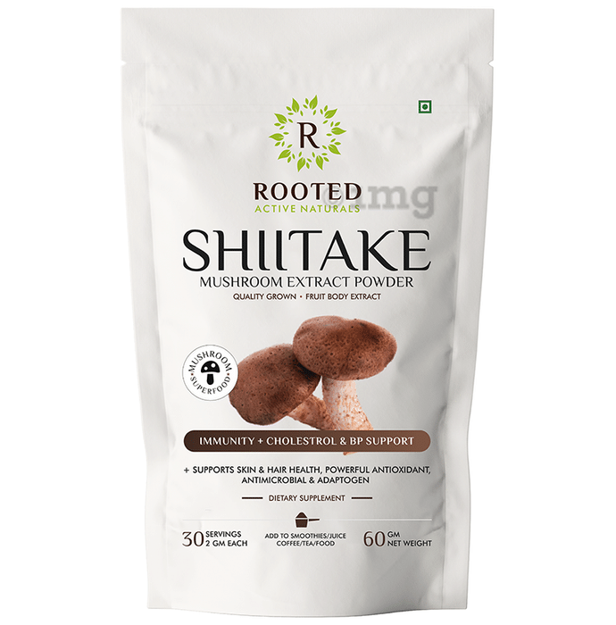 Rooted Active Naturals Shiitake Mushroom Extract Powder