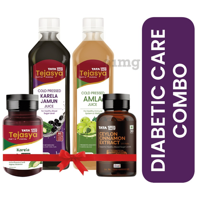 Tata 1mg Diabetes Care Combo Pack for Blood Sugar & Cholestrol Management