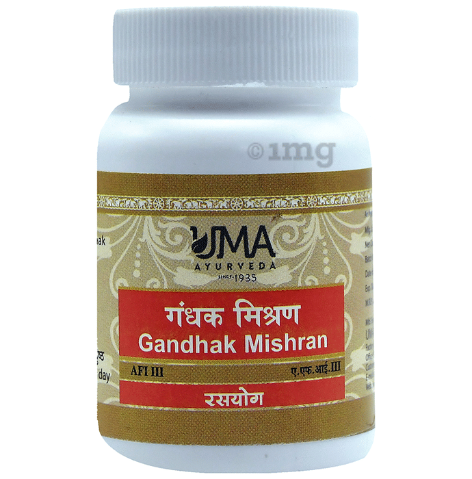 Uma Ayurveda Gandhak Mishran Tablet