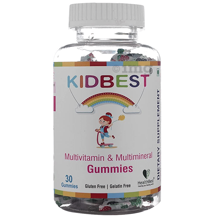 HealthBest Kidbest Multivitamin & Multimineral Gummies