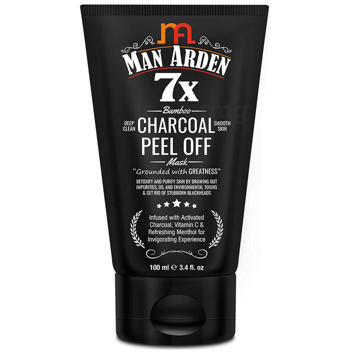 Man Arden 7X Activated Charcoal Peel Off Mask