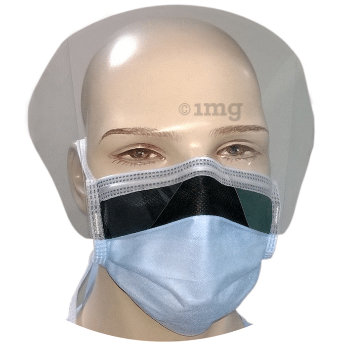 Medisafe Eyeshield with Face Mask Blue