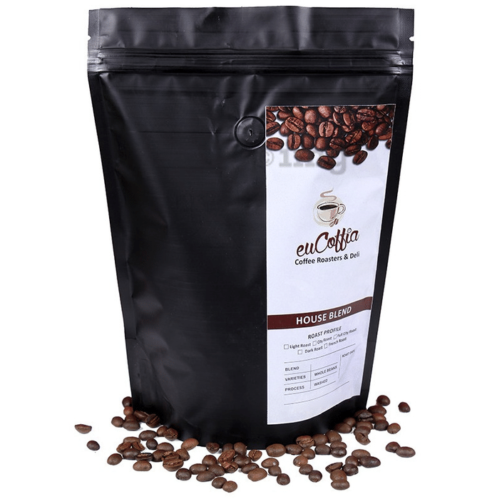 Eucoffia 100% Arabica Roasted Coffee Beans Medium Roast Commerical Espresso