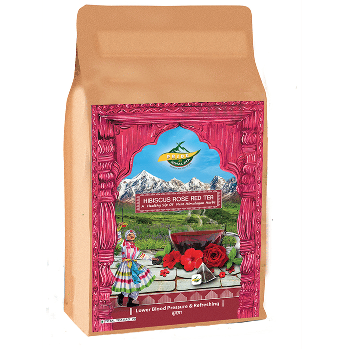 Pride Of Himalaya Hibiscus Rose Red Tea Bag (2gm Each)