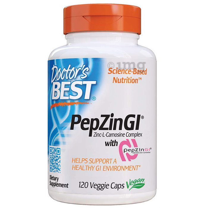 Doctor's Best PepZin Gl Zinc-L-Carnosine Complex Veggie Cap
