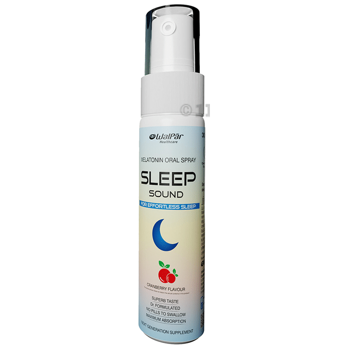 Walpar Sleep Sound Melatonin Oral Spray Cranberry