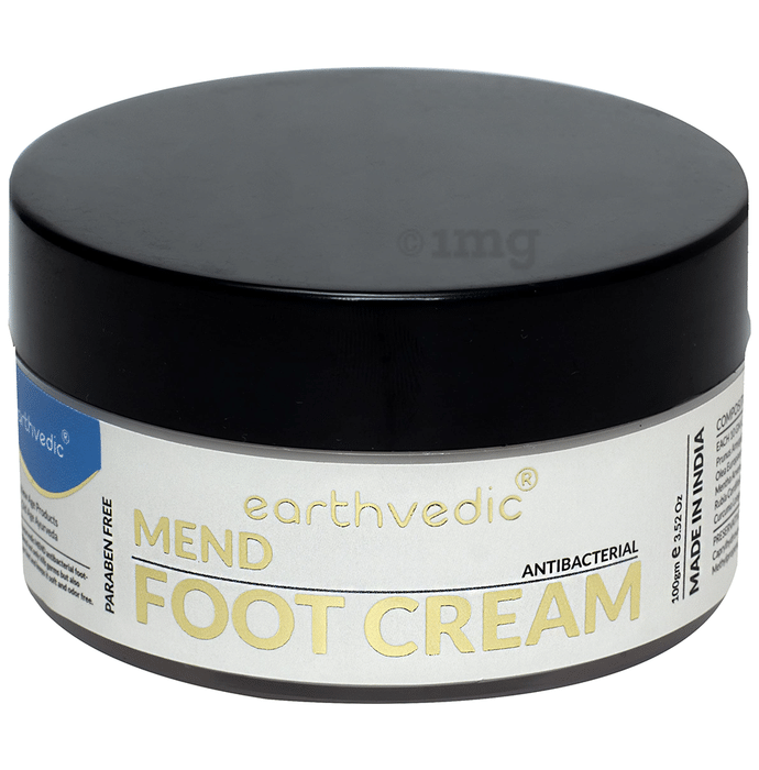 Earthvedic Mend Antibacterial Foot Cream Paraben Free
