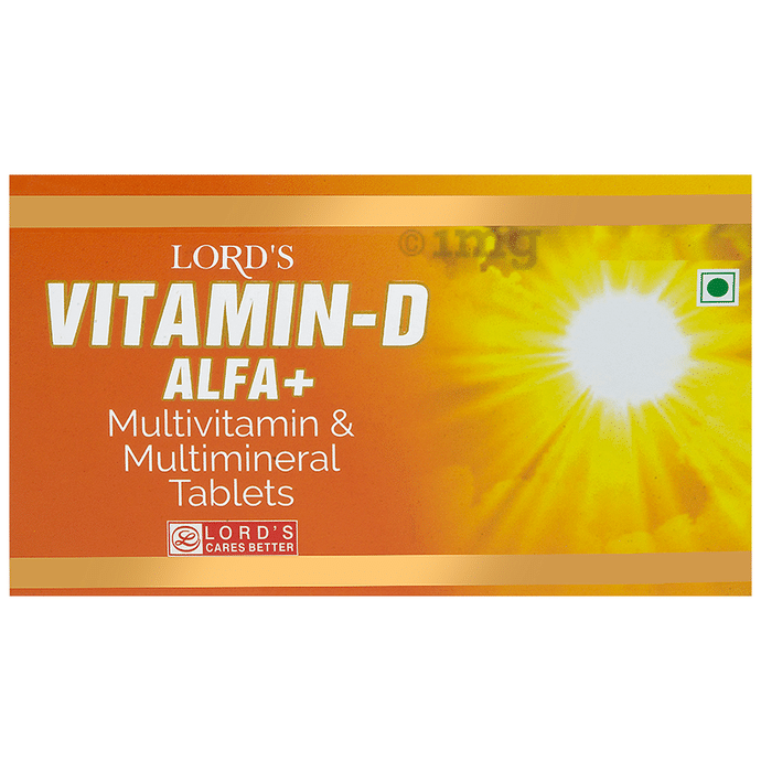 Lord's Vitamin-D Alfa+ | With Multivitamin & Multimineral | Tablet