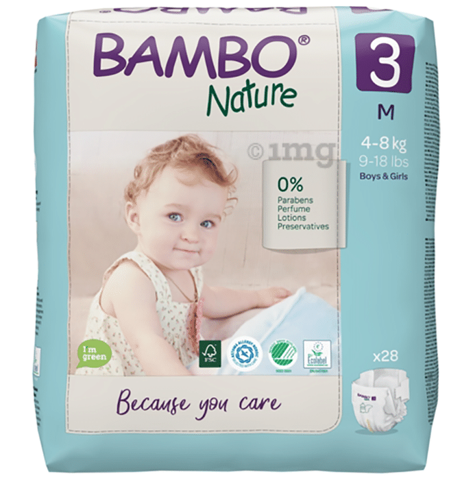 Bambo Nature Taped Diaper Standard Pack Medium