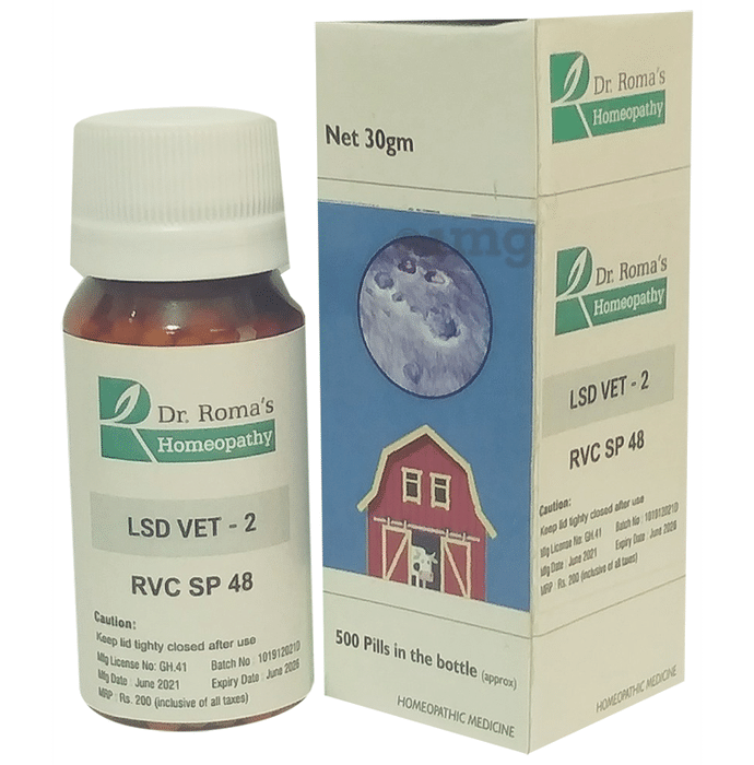 Dr. Romas Homeopathy LSD Vet 2 RVC SP 48 Tablet