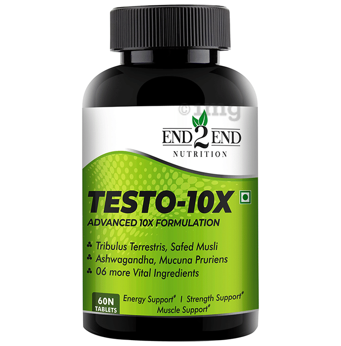 End2End Nutrition Testo 10X Tablet (60 Each)