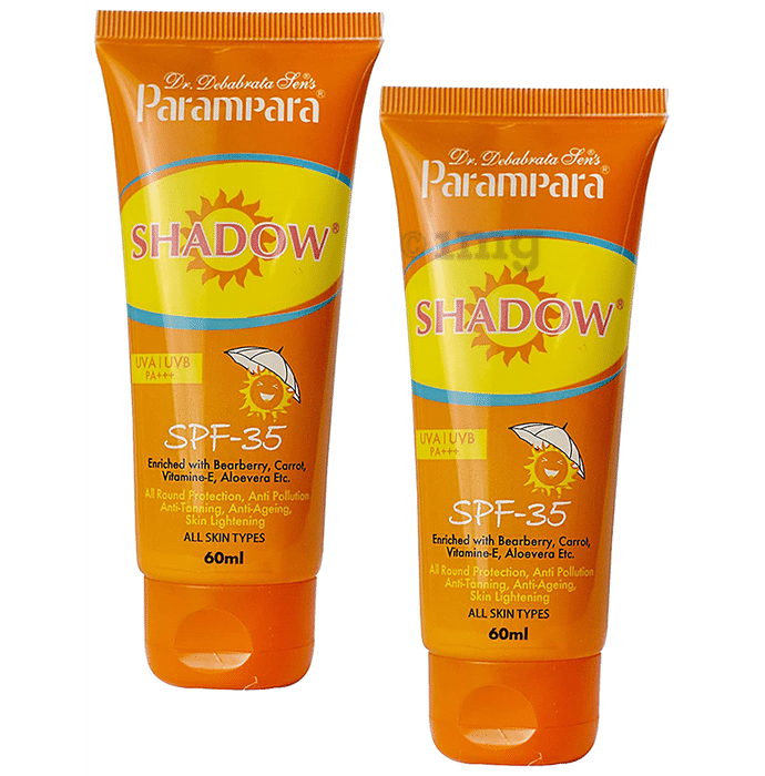 Parampara Ayurved Shadow Sunscreen (60ml Each) SPF 35