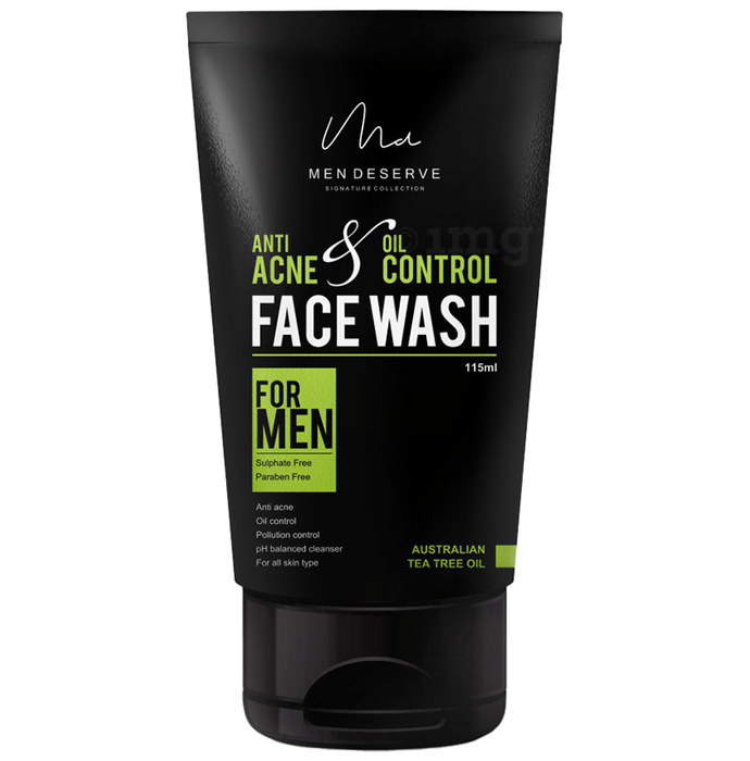 Men Deserve Anti Acne & Oil Control Face Wash