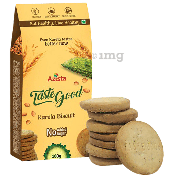 Taste Good Karela Biscuit (100gm Each) | No Added Sugar