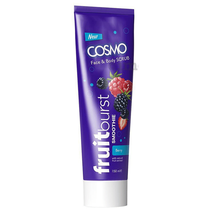 Cosmo Fruit Burst Smoothie Face & Body Scrub Berry