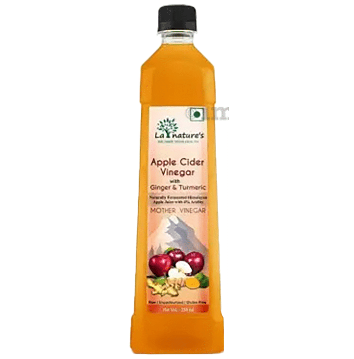 La Nature's Apple Cidder Vinegar Ginger & Turmeric