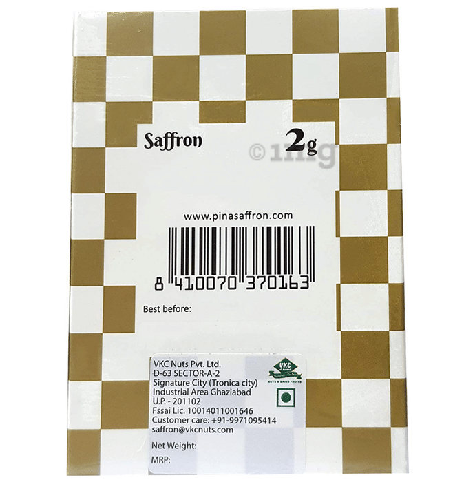 Pina Saffron Safran Buy box of 2.0 gm Pack at best price in India 1mg