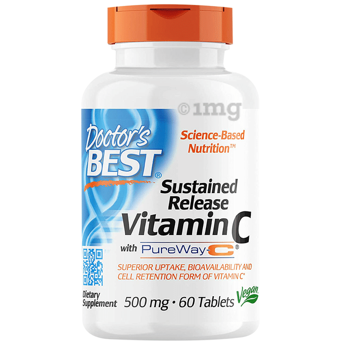 Doctor's Best Sustained Release Vitamin C with Pureway-C 500mg Tablet