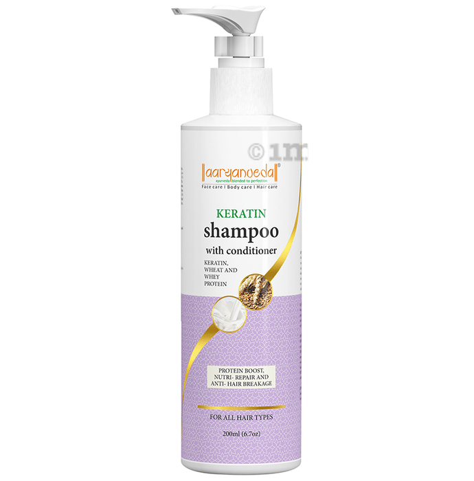 Aryanveda Keratin Shampoo with Conditioner