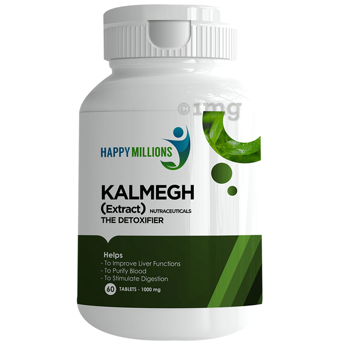 Happy Millions Kalmegh Tablet | Improve Liver Functioning & Purify Blood | Tablet