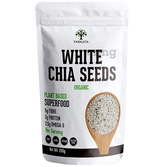 Vanalaya White Chia Seeds Organic
