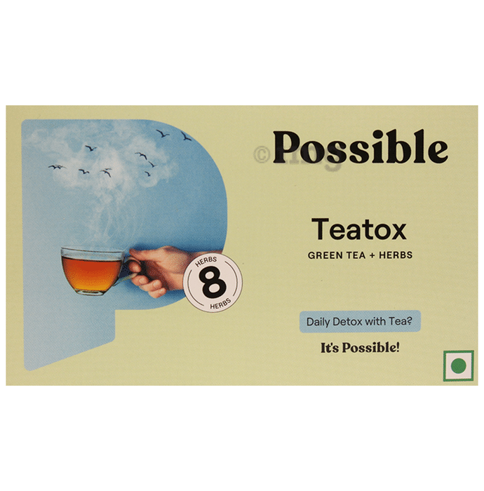 Possible Teatox Green Tea + Herbs Tea Bag (2gm Each)