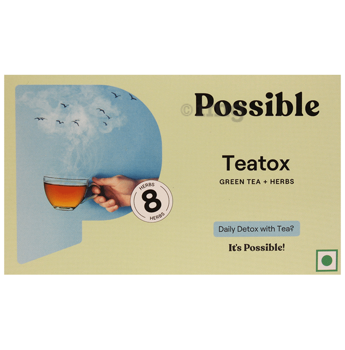 Possible Teatox Green Tea + Herbs Tea Bag (2gm Each)