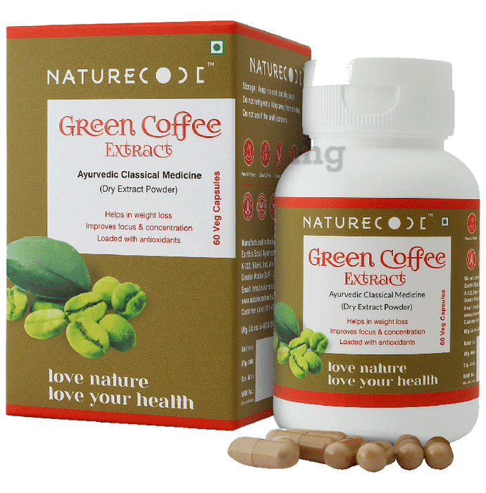 Nature Code Green Coffee Extract Veg Capsule