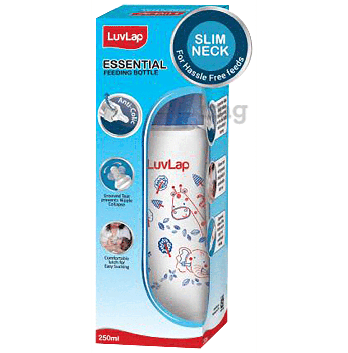 LuvLap Essential Feeding Bottle Slim Neck 3m+