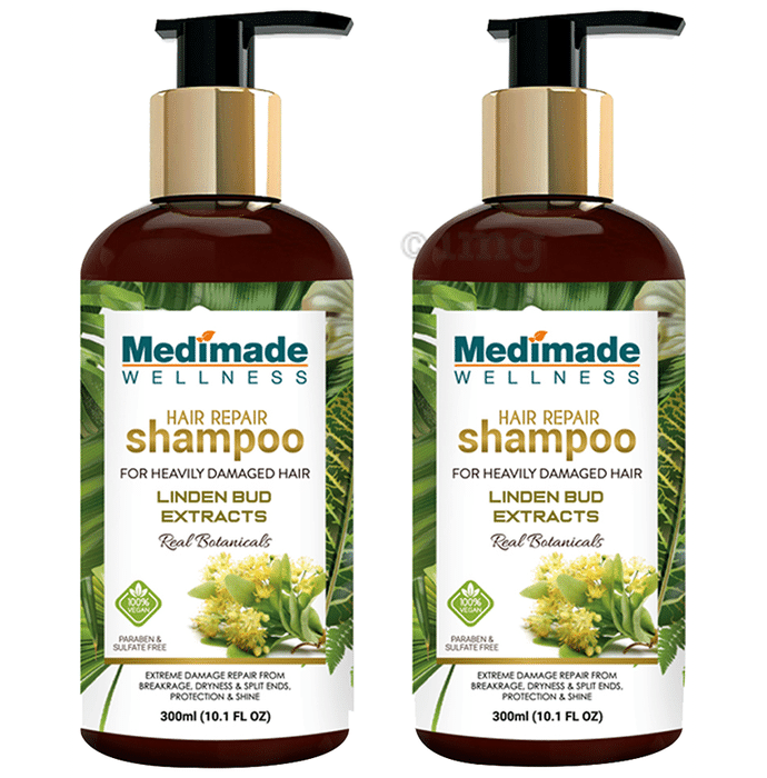Medimade Wellness Linden Bud Extracts Hair Repair Shampoo (300ml Each)