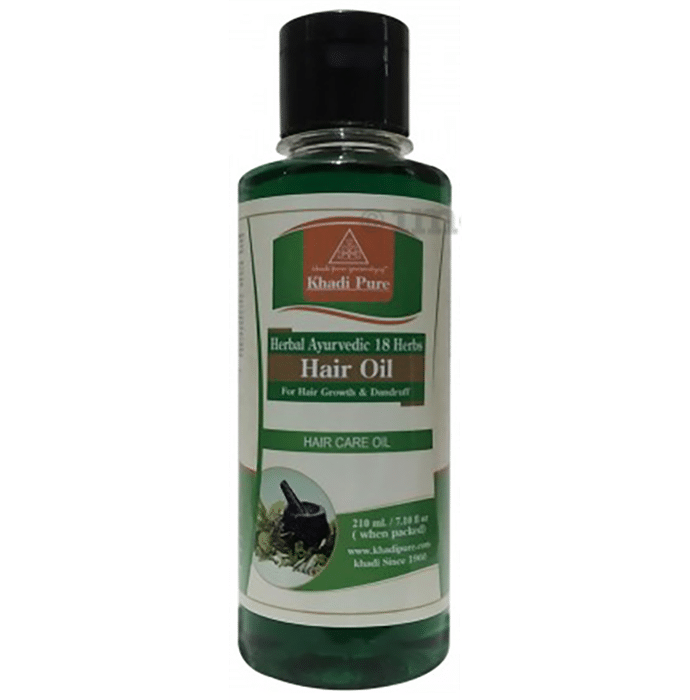 Khadi Pure Herbal Ayurvedic 18 Herbs Hair Oil
