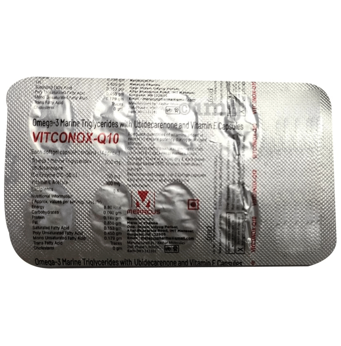 Vitconox-Q10 Soft Gelatin Capsule