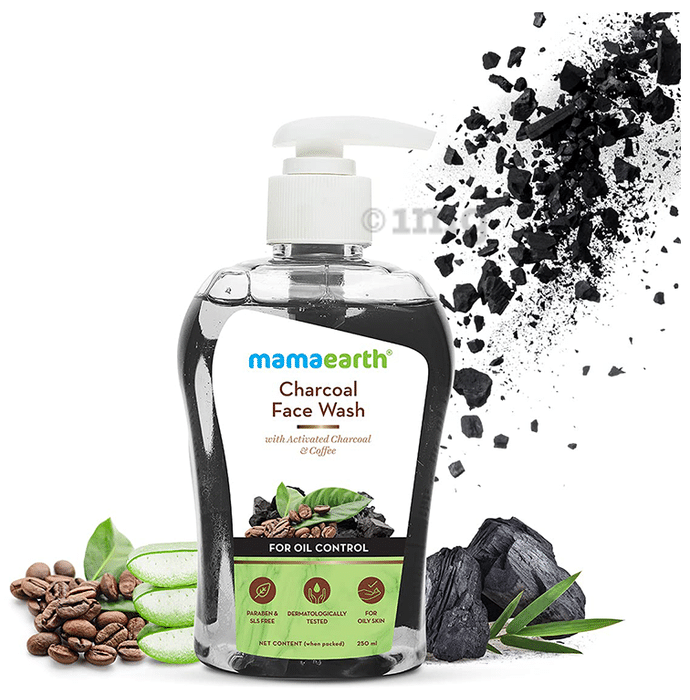 Mamaearth charcoal on sale face wash
