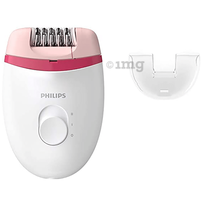 Philips BRE235/00 Corded Compact Epilator Pink and White