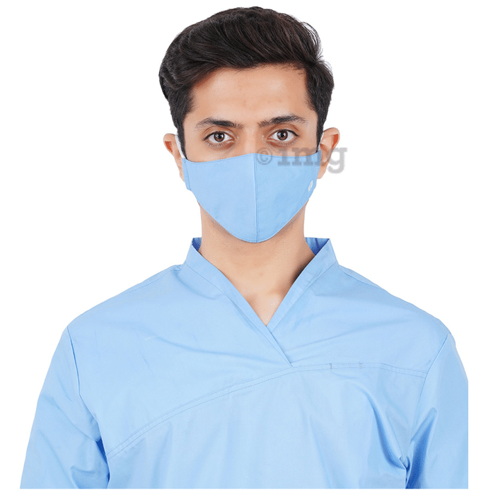 HealtHive 2 Layer Washable Mask Small Blue