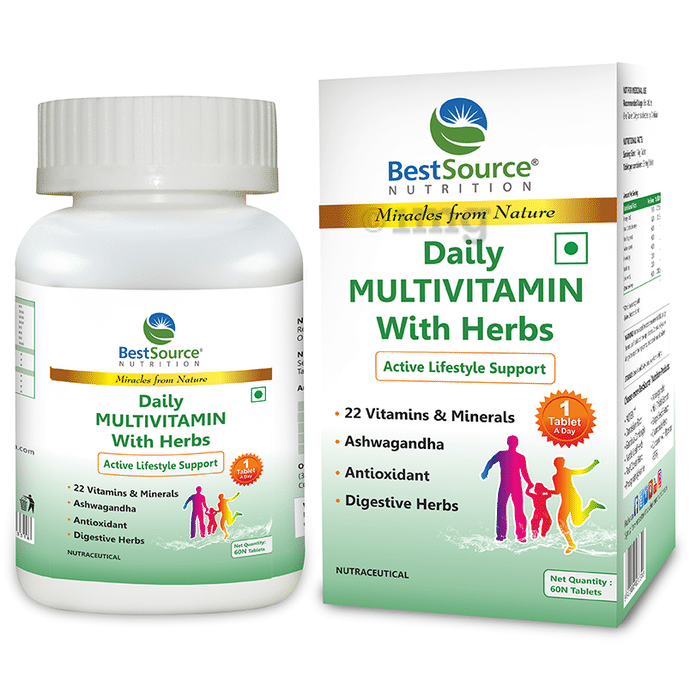 BestSource Nutrition Daily Multivitamin with Herbs Tablet